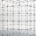 Abstract Mesh polygonal background. Scope of Royalty Free Stock Photo