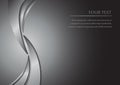 Abstract metal curve background