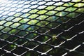 Abstract metal grid background. Lattice texture with big cells grid. Royalty Free Stock Photo
