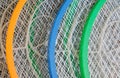 Abstract metal and plastic racquets Royalty Free Stock Photo