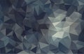 Abstract metal texture, gray background from triangles, vector illustration. EPS10