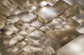 Abstract metal trapezoid. Royalty Free Stock Photo