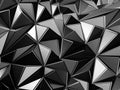 Abstract metal triangle structure background