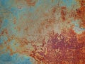 Abstract Metal Wall texture.Highly Detailed Grunge Metal Background Texture.Rust Background.Spotty red rusty metal texture. Royalty Free Stock Photo