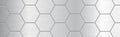 Abstract metallic background pattern with hexagons texture - Vector Royalty Free Stock Photo