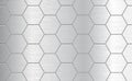 Abstract metallic background pattern with hexagons texture - Vector Royalty Free Stock Photo