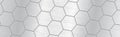 Abstract metallic background pattern with hexagons texture - Vector Royalty Free Stock Photo