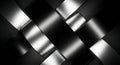 Abstract Metallic Black and Silver Geometric Pattern Royalty Free Stock Photo