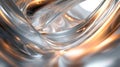 Abstract Metallic Curves with Warm Glow Royalty Free Stock Photo
