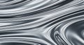 Abstract Metallic Flow Pattern with Smooth Curves and Reflections Royalty Free Stock Photo