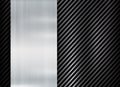 Abstract metallic frame carbon kevlar texture design template background