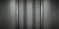 Abstract metallic honeycomb pattern texture with dark gray separators. Generative AI Royalty Free Stock Photo