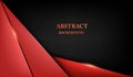 Abstract metallic red black frame layout design tech innovation concept background Royalty Free Stock Photo