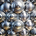 Abstract metallic spheres Royalty Free Stock Photo
