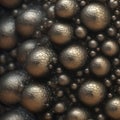 Abstract Metallic Spheres Composition Royalty Free Stock Photo