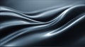 Abstract Metallic Waves: A Textured Steel Surface with Smooth Reflections and Dark Tones Royalty Free Stock Photo