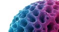 Abstract microscopic cellular texture with bubbles Royalty Free Stock Photo