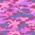 Abstract military pink pattern