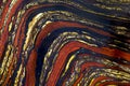 Abstract mineral texture