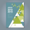 Abstract minimal geometric shapes polygon design background for business annual report book cover brochure flyer poster