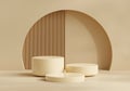 Abstract Minimal Modern Podium Platform For Product Display