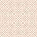 Abstract minimal seamless pattern. Subtle beige vector geometric background, elegant ornament Royalty Free Stock Photo