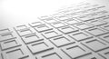 Abstract Background of Repeating Square Frames on a White Surface Royalty Free Stock Photo