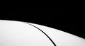 Abstract Curve and Line on White Surface Against Black Background image photo Royalty Free Stock Photo