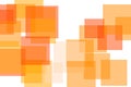 Abstract orange squares illustration background Royalty Free Stock Photo