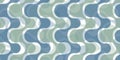 Abstract Minimalist Wavy Flowing Connected Metaball Shapes Pattern - Texture, Background Design