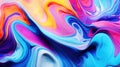 Abstract mixed colors paint flow background