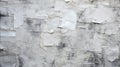 Abstract Mixed Media Collage: Crumpled Stucco Wall With Polyester Rips