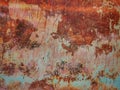 Abstract Mixture Metal texture.Highly Detailed Grunge Metal Background Texture.Rust Background.Spotty red rusty metal texture. Royalty Free Stock Photo