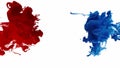 Abstract,  mixture of red and blue Royalty Free Stock Photo