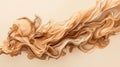 Abstract Mocha Ink Swirls in Water