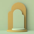 Abstract mock up for product display 3D