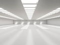 Abstract modern architecture background, empty white open space Royalty Free Stock Photo