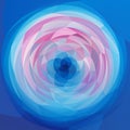 modern art geometric swirl background - blue pink colored