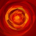 modern art geometric swirl background - fiery red orange colored Royalty Free Stock Photo