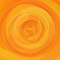 Modern art geometric swirl background - yellow and orange colored