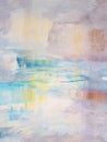 Abstract Art Painting sea. Modern art. Contemporary art Royalty Free Stock Photo