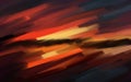 Abstract Modern Art sea sunset