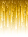 Abstract modern background with golden vertical waves lines.Gold Cover Design template for the presentation, brochure, web, banner
