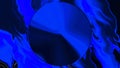 Abstract modern blue black texture background. Neon light. Galaxy backdrop. Digital screen. Cover design. NFT Card. Metaverse