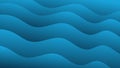 Abstract modern blue shade gradient color curve line pattern background Royalty Free Stock Photo