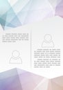 Abstract modern brochure template - crystal