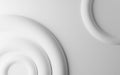 Abstract modern circle with neumorphism white geometric background. Royalty Free Stock Photo
