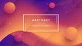 Abstract, modern, dynamic, trendy gradient background. Eps10 vector illustration