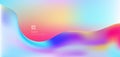 Abstract modern fluid wave shape colorful flowing background Royalty Free Stock Photo