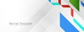 Abstract modern geometric banner design Royalty Free Stock Photo